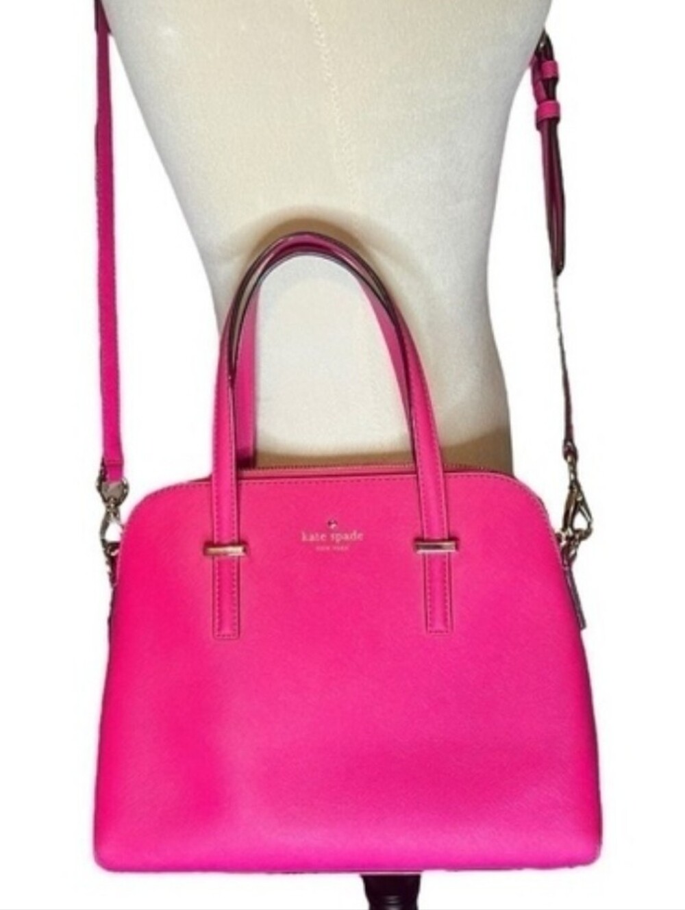 Kate Spade Fucsia Satchel - Picture 3 of 8